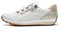ARA Damen Osaka Sneaker, Weiss,Weissgold/Camel, 37.5