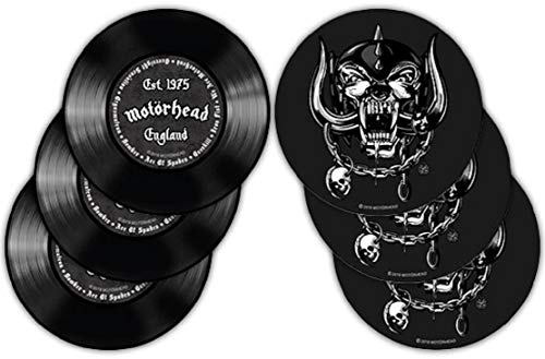 Motörhead Untersetzer 6er Set Coaster Bierdeckel Warpig Logo Est. 1975