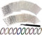 60Blatt 3D geprägte Frühlingsblume Nailart Aufkleber,bunte selbstklebende Nagelaufkleber + 10 Rollen gemischte Farben Nailart Striping Tape + 1 antistatische Pinzette,Nailart Design Dekoration Zubehör