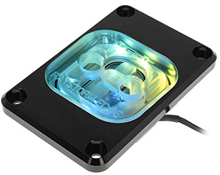 XSPC compatible RayStorm EDGE CPU Wasserkühler AMD AM4, ARGB - schwarz
