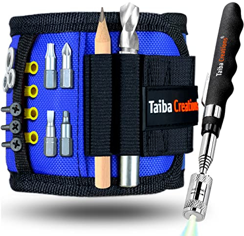 Geschenke für Männer, Magnetarmband Handwerker 2024 inkl. Magnetstab und Bleistift, Werkzeug Vater Papa Herren kleine Geschenke Weihnachten, Werkzeuggürtel Geschenkideen Gadget Elektriker