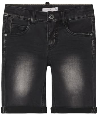 NAME IT Jungen Nkmtheo Xsl Dnm L 6622-cl Noos Shorts, Black Denim, 122 EU