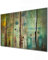 banjado® Glas Magnettafel mit 4 Magneten - Magnetwand 120x80cm mit Motiv Grünes Holz - Memoboard/Pinnwand magnetisch, beschreibbar, perfekt für die Küche - Magnetboard auch als Wandbild/Wandtafel