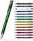 #teamludorf GAMMA Metall-Kugelschreiber mit Wunsch-Gravur - Personalisierte Kulis - Stift mit Name - 14 Farben & 20 Schriftarten - 100 Stück - Grün