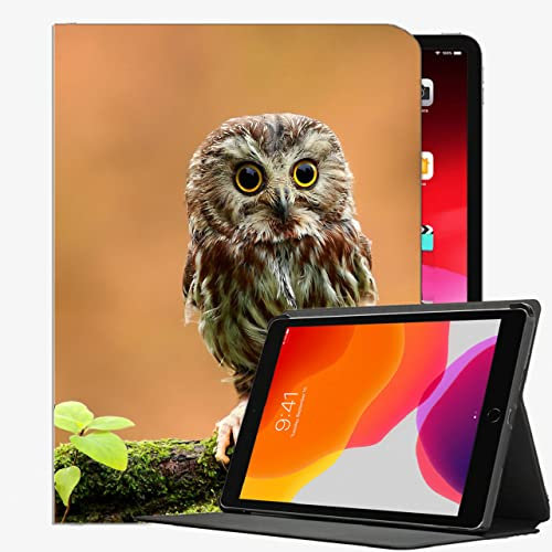 Per iPad Mini 1/2/3 7.9 pollice custodia da 7,9 pollici, gufo uccello piccolo custodia in legno sottile per iPad mini 7,9 pollici