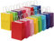 Cootato 40 Stück Geschenktaschen, 8 Farben Party Favor Taschen mit Griffen, Regenbogen-Geschenktüten aus Kraftpapier für Geburtstag, Hochzeit, Babyparty, Weihnachten