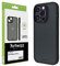 Artwizz IcedClip Hülle kompatibel mit iPhone 14 Pro - Mattes Vereistes Design, Rückseite mit Soft-Touch-Beschichtung, Night-Black