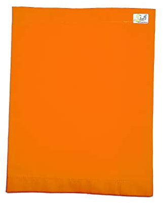 Buchumschlag für Din A4 - Arbeitsbücher von Stoffi Heftumschlag mit Klettverschluss, für Schulbücher, passend zu den Heftumschlägen (orange)