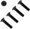 TERF® M6 X 8mm Hex Socket Countersunk Black Machine Screw M6 (6mm) X 8mm Allen Key Bolts Hexagonal Socket Countersunk Machine Screws - Pack of 20