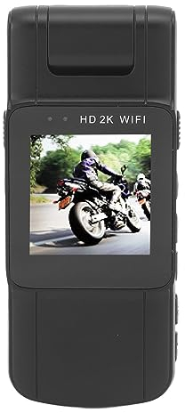 Body Camera, 2K Ultra HD Clip Audio Video Recorder, Videocamera Portatile Videocamera Sportiva con Obiettivo Girevole a 180°, Visione Notturna, Rilevamento Movimento, per Sport