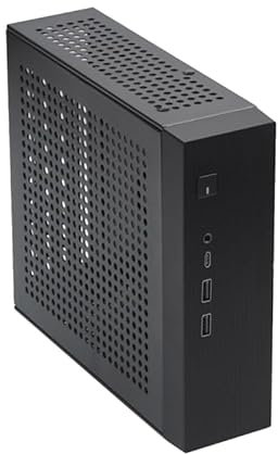 M09 Mini Desktop Case MINI-ITX PC Chassis Versatile And Efficient Industrial Control Case With Foot Stand 180W Power M09 HTPC Case Industrial Control Mini ITX Computer Case With USB2.0 Foot Stand And