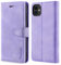 TOHULLE Case for iPhone 11, Premium PU Leather Wallet Case with Card Holder Kickstand Magnetic Closure Shockproof Flip Folio Case Cover Compatible with iPhone 11 (6.1 Inch) - Purple