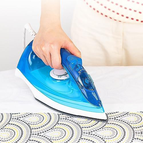 IkErna Ironing Board Cover Heat Resistant Ironing Cover for 92X33Cm 97X33Cm 110X35Cm 122X38Cm Ironing Board, Quick Ironing, 100% Cotton/a/97 * 33Cm