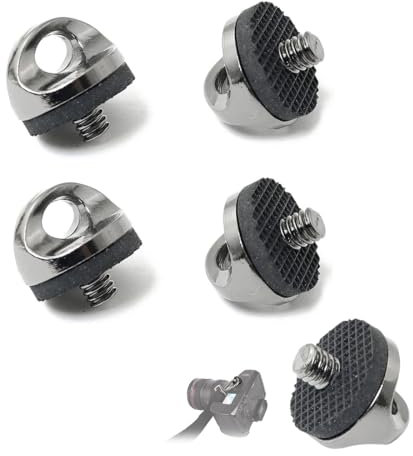 5 PiècesAdaptateur à Vis Pour Sangle Pour Appareil Photo Adaptateur 1/4,Reflex Vis,Appareil Photo Reflex Numérique Adaptateur De Connexion à Vis 1/4,Adaptateur Vis Pour Sangle D'appareil Photo 1/4
