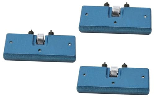 Holibanna 3pcs DIY Watch Repair Kit Metal Watch Back Case Opener Watchmaker Tool Battery Replacement Tool Case Holder