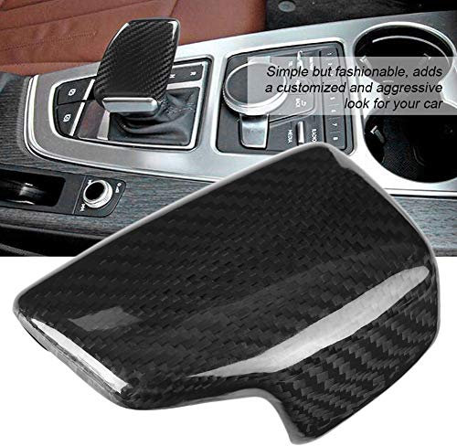 Kohlefaser-Schaltknauf-Abdeckungsverkleidung, Glänzendes Finish für S4 RS4 S5 RS5