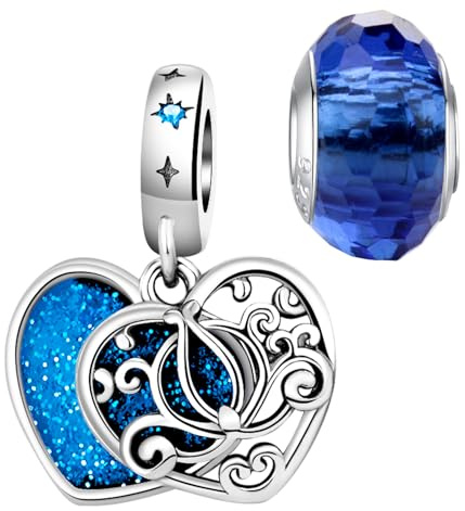 LNQOBU 925 Sterling Silver Charms for Bracelets Music Butterfly Charm Beads Pendants Compatible with Pandora bracelets Jewelry Gifts for Womens