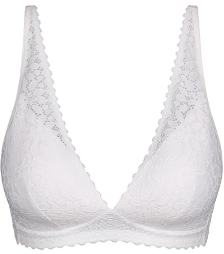 DIM Soutien-Gorge Daily Dentelle Triangle sans Armatures Femme x1