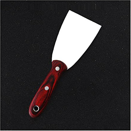 Putty Knife,Putty Knife Steel Drywall Taping Knife, Spackle Knife, Wallpaper Scraper Putty Knives, Paint Remover for Wood, Painters Tools,4inch(3inch)