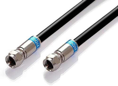 XMediasat Kathrein Sat-Kabel 5m - Hochwertiges Koaxialkabel (Class A++ 130 dB UV-Beständig halogenfrei) - LNB zu Multischalter - Mit Cabelcon F-Steckern - Für Außenbereich konfektioniert