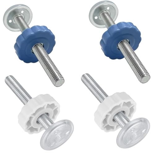 Stair Gate Pressure Fit Spares Set – 4 Pack for Child Safety Gates – Replacement Parts for Pressure Fit Stair Gates
