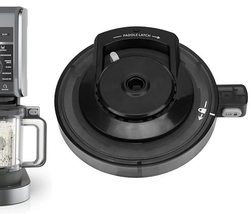 Linkidea Tapa de repuesto para licuadora, compatible con componentes Ninja para modelo NC501, color negro
