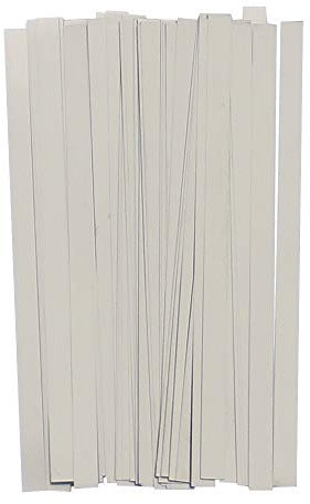 Pure Nickel Strip, 100 Pcs 0.15x5x100 mm Purity 99.96% Soldering Tab for 18650 Battery Spot Welding, for High Capacity Lithium, Li-Po Battery, NiMh and NiCd Battery Pack (0.15x5x100)