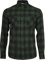 Urban Classics Checked Flanell Shirt Männer Flanellhemd schwarz/dunkelgrün L