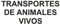 CABLEPELADO Señal Transportes De Animales Vivos PVC 21 x 30 cm Blanco