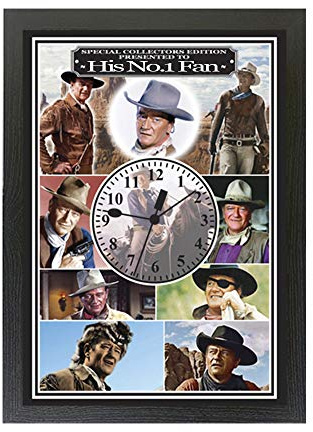 Personalised Gift Products John Wayne Icon Gift Clock