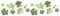 Rousa Valentines Gifts for Her, Wall Decals Vines Border Wall Decor Stickers for Kitchen Living Room Decorations (60*16 cm)