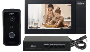 Dahua - Dahua Kit Videocitofono IP Villa da Incasso Postazione interna e Videocitofono e Switch PoE - DHI-KTP02