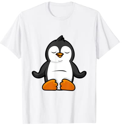 Yoga Pinguin, Meditation Yoga für Kinder und Eltern T-Shirt