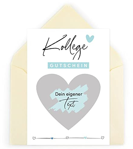 Himmelsflüsterer - Gutschein Rubbelkarte zum selber beschriften | Abschiedsgeschenk Kollegen | inkl. Briefumschlag | Geschenke für Kollegen | Personalisierte Überraschungskarte | DIN A6