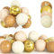 30Pcs Palloncini Marroni e Beige, 12 Pollici Metallizzato Oro Palloncini, Lattice Elio Caffè Albicocca Sabbia Bianco Crema Palloncini per Compleanno Matrimonio Anniversario Bambini Baby Shower Feste
