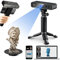 Revopoint MINI 3D Scanner 0,02 mm Genauigkeit 10 fps Scangeschwindigkeit, Handheld und Desktop, industrieller Blaulicht-3D-Scanner für 3D-Drucker, Designer, Ingenieure, Hersteller