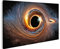 islandburner Bild auf Leinwand Schwarzes Loch Universum Wurmloch Galaxie Weltraum Schwarzes Loch Universum Wurm Bilder Wandbilder Poster