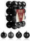 Aitsite Christmas Baubles, 24 Pcs Xmas Baubles Christmas Decorations 6cm Hanging Christmas Balls Shatterproof Christmas Ornaments for Christmas Tree Home Festival Decoration(black)