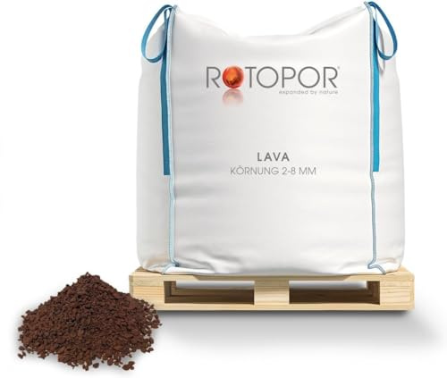 Rotopor Lava Rot Körnung 2-8 mm 1000 Liter BigBag