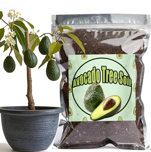 Organic Avocado Tree Potting Soil Mix 1L, Enhance Growth and Transplant Success for Avocado Plants