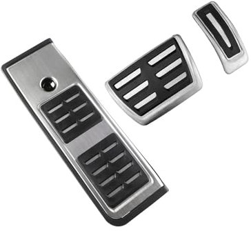 rutschfeste Pedalabdeckungen Compatible für Audi A4 B9 A5 F5 2016-2022, Universelle Passform für Automatikgetriebe, Gas & Bremse,normal-at with Rest
