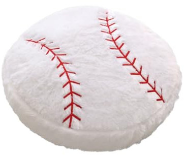Plüsch American Football Kissen, 55 * 35cm Flauschige Fußball Kissen, weiche Sport Ball interaktive Fußball kreative Zimmer Dekorationen Geburtstag Party Geschenk für Kinder (Baseball)