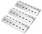 33,5 x 12 cm Edelstahl Universal Brennerabdeckung Heizplatte Ersatzteile für Enders San Diego 3, Enders San Diego Evo, Heizplatte für Mr.Gardener Vancouver 3, Flammenverteiler Hitzeschild Zubehör