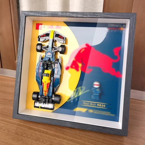 Bilderrahmen für Lego Speed F1, dekorative Wandpaneele, Sammlerstücke für Erwachsene (kein Auto im Lieferumfang enthalten) (für Lego 77243 Red Bull F1)