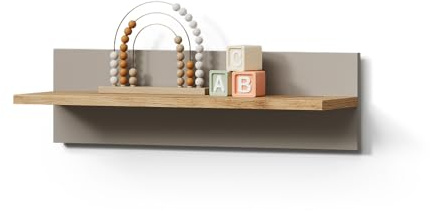 Livinity Wandregal Mailo, Cashmere/Artisan, 70 x 20 cm | zur strukturierten Speicherung von Spielen und Wissen