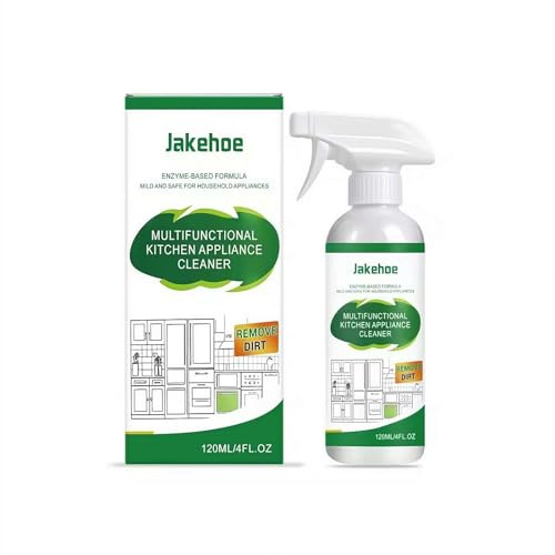 Multifunctional Kitchen Appliance Cleaner,Natural Kitchen Cleaner Spray, Function Kitchens Cleaners Spray, Remove Dirt, Gentle on Surfaces, Degreaser for Stove, Oven & Microwave 120ml/4oz (1Pcs)