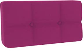 Gutekissen® Palettenkissen Gesteppte Kissen mit Knöpfen, Palettenauflagen Sitzkissen Rückenlehne Gesteppt PFG (Eckkissen 60x40, Rosa)