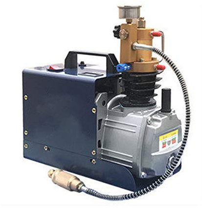 Hochdruck Luft Kompressor Elektrisch 220V Automatisch PCP Hochdruckluftpumpe Luftkompressor Druckluftkompressor 300BAR 4500PSI, für Kleine Behälter Innerhalb von 1L, 76 dB Lärm, 80L / min