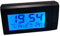 Termometro Orologio Digitale Auto Misuratore di Temperatura Calendario Mini Monitor con Display LCD Tempo Temperatura Clock Display Blu