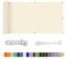 HERILIOS Balkon Sichtschutz,75X500CM Balkonabdeckung 220 g/m² Innen Balkonverkleidung UV-Schutz (210Größen&21Farben) Ohne Bohren mit Ösen Kabelbinder und Kordel für Balkongeländer Terrasse, Creme